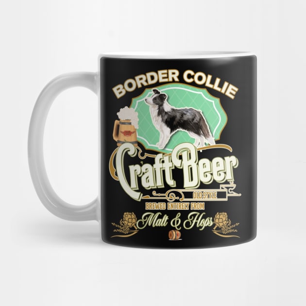 Border Collie Gifts - Beer Dog lover by StudioElla